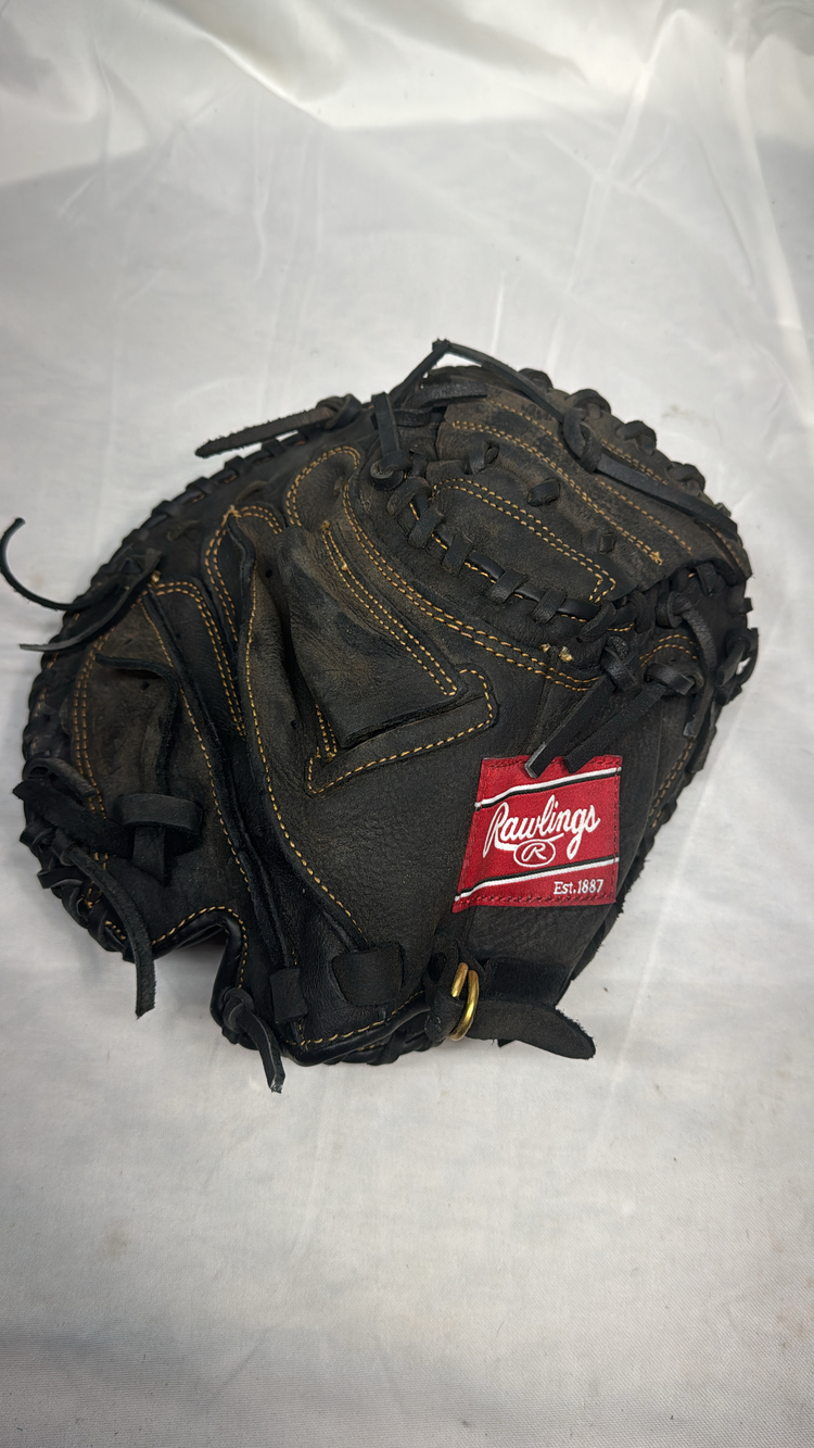 Rawlings Renegade RCM315B Catcher's Mitt Black Baseball Glove 31.5” RHT